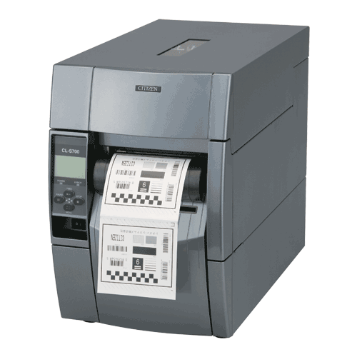 Citizen CL-S700 Industrial Thrml Trsf Label Prt with Rewind – Thermal Transfer Label Printer | ACP Online