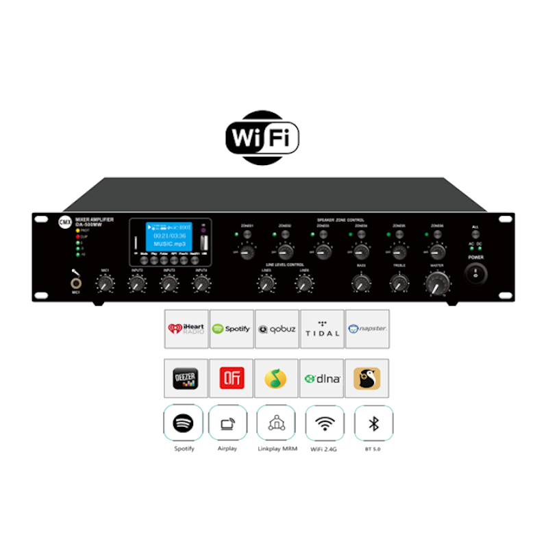 CMX-Audio CMX-DA-500MW Multi-Function Internet Streaming Amplifier – CMX Audio | ACP Online