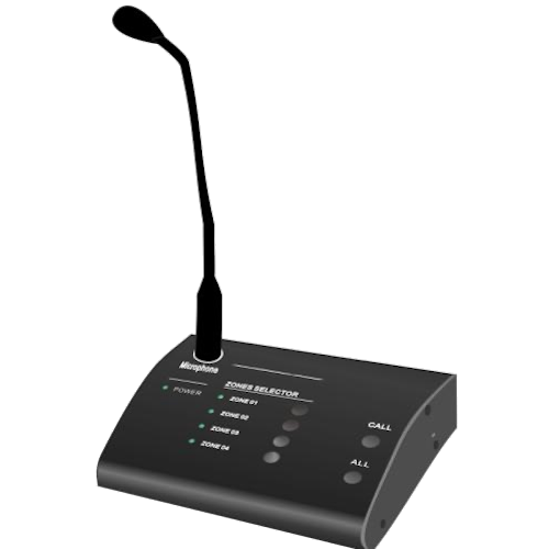 CMX-Audio CMX-PA-4500RM 4 Zone Remote Microphone – CMX Audio | ACP Online