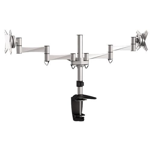 Brateck Dual Monitor Desktop Stand – Audio | ACP Online