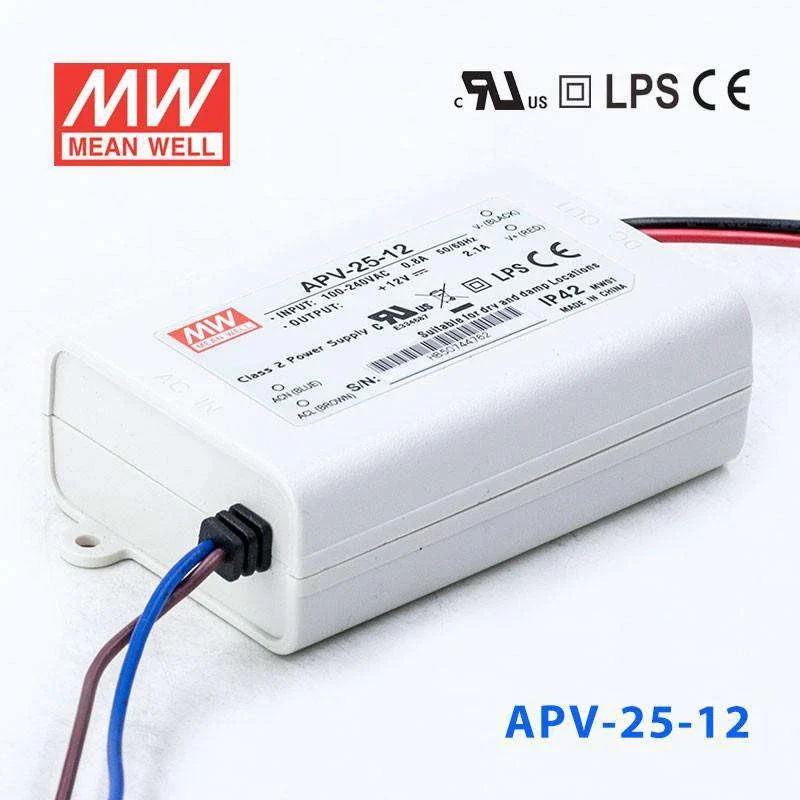 ACPonline APV-25-12 MeanWell Power Supply 25W 12V – Accessories | ACP Online