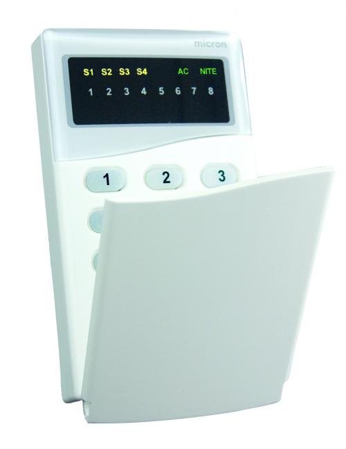 Micron Eight Zone LED Keypad II – Security | ACP Online