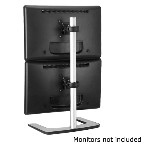 Freestanding Double Vertical Polished – Monitor Accessories | ACP Online