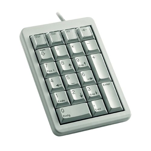 Cherry G84-4700 Numeric Keypad 21 Key PS2 Light Gr – Business PC Keyboards | ACP Online