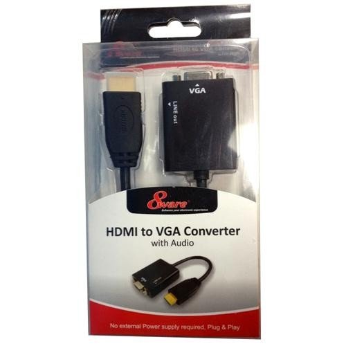8Ware HDMI to VGA Converter without Power Adapter – Audio | ACP Online