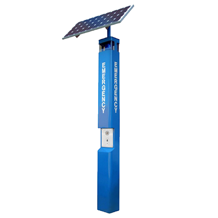 jr-tech JR-321-CB-S-4G LTE Tower Telephone with solar, battery and Controller – JR Tech | ACP Online