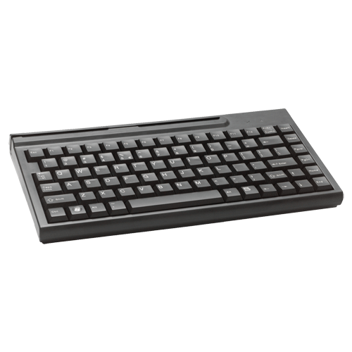 MPOS 51410 Compact Keyb MSR USB Black – POS Prog. Qwerty Keyboard | ACP Online