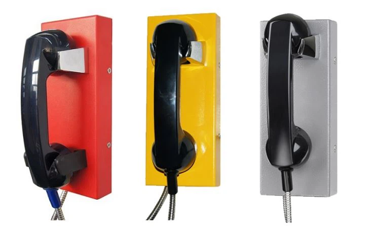 jr-tech JR-202-CB-B-SIP-R Standard SIP VoIP Red Hotline Telephone w Beacon – JR Tech | ACP Online