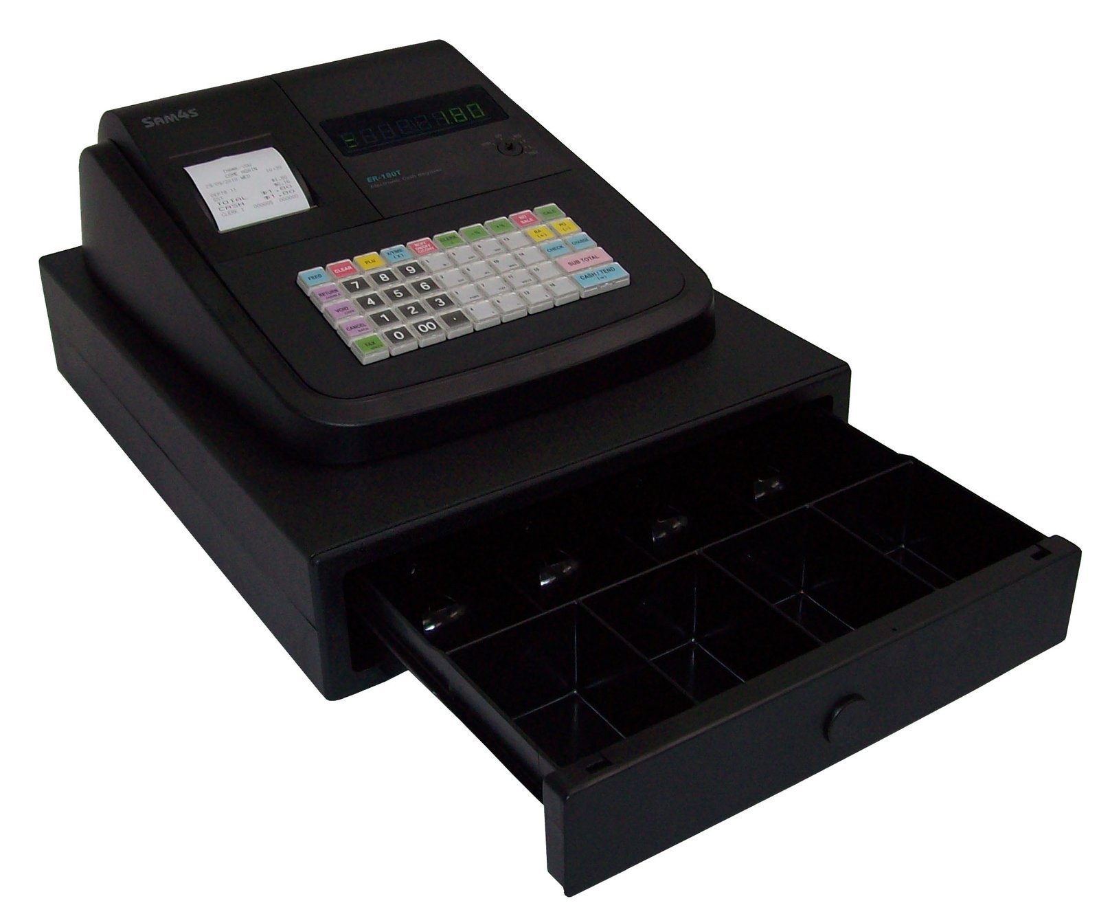 Sam4s ER-180T Single Station Cash Register – POS | ACP Online