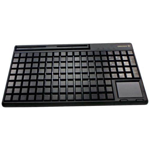 SPOS 63411 Matrix Keyb MSR Touchp USB Black – POS Prog. Matrix Keyboard | ACP Online