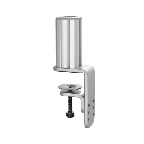 Systema 100mm Post with Desk Clamp Silver – Monitor Accessories | ACP Online