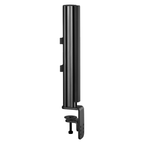 Systema 400mm Post with Desk Clamp Black – Monitor Accessories | ACP Online