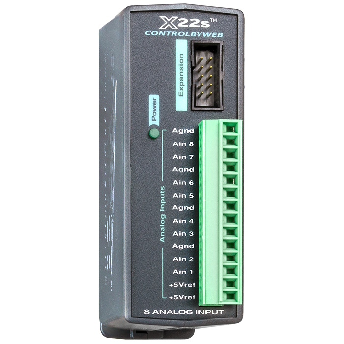 CBW - 8 Channel Analogue Input Expansion Module – Control by Web | ACP Online