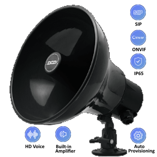 Zycoo SIP Network Horn Speaker PoE+ or 24Vdc – Audio | ACP Online