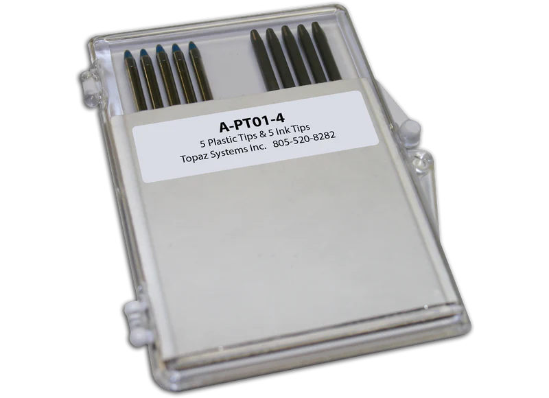 Topaz Systems Inc Topaz Pen Tips - 5 ink and 5 gray plastic-A-PT01-4 – POS | ACP Online