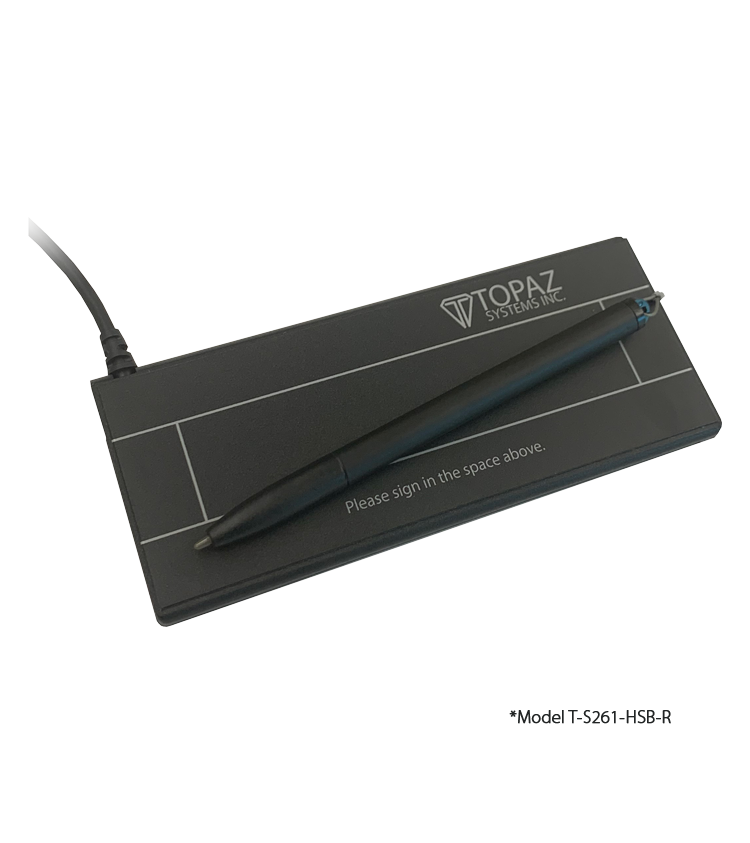 Topaz Systems Inc Topaz SignatureGem 1x5 HID-USB-T-S261-HSB – POS | ACP Online