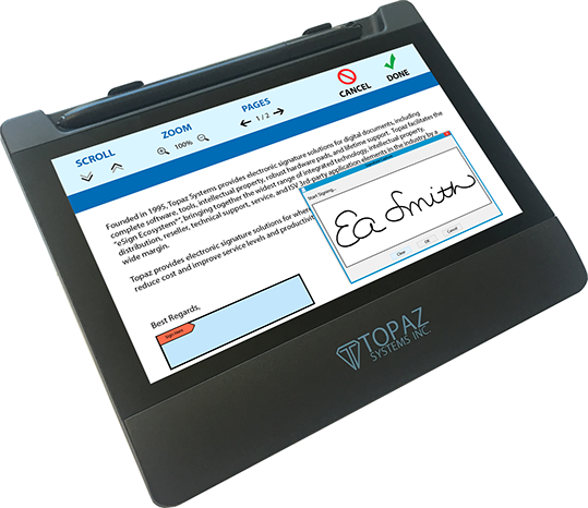 Topaz Systems Inc Topaz Gemview 7 inch Display-TD-LBK070VA-USB-R – POS | ACP Online