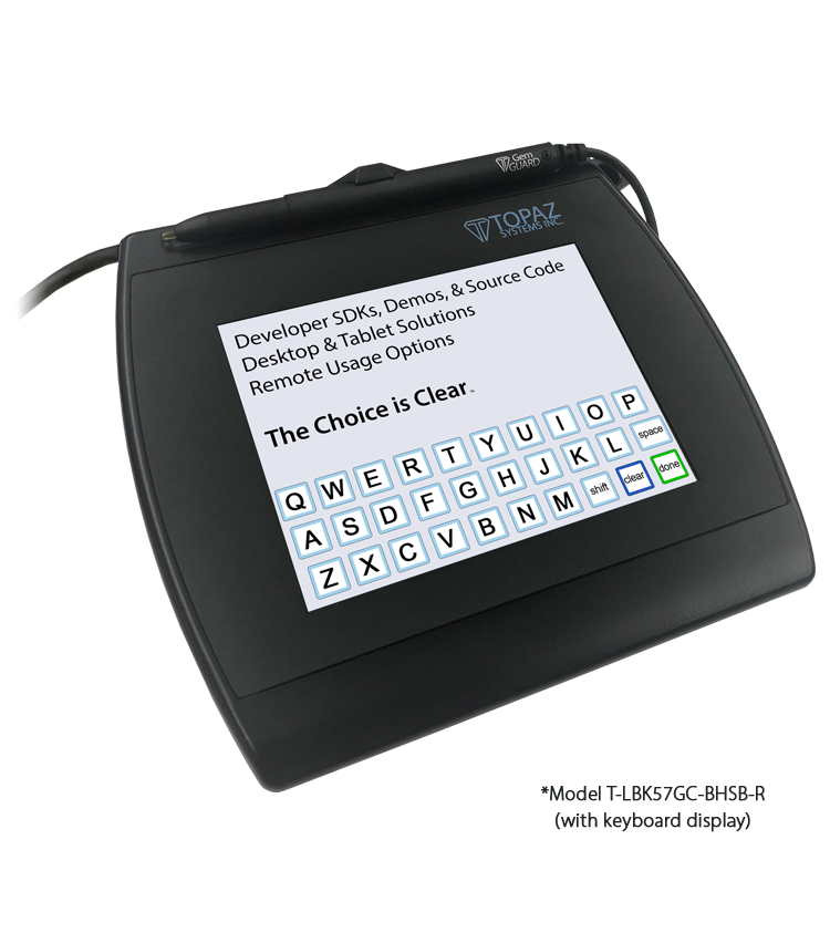 Topaz Systems Inc Topaz SigGem Color 5.7 BT-T-LBK57GC-BTB1-R – POS | ACP Online