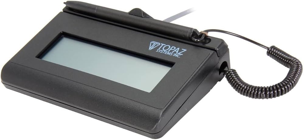 Topaz Systems Inc Topaz Siglite 1x5 Virtual/Serial LCD Backlit-T-LBK460-BSB-R – POS | ACP Online