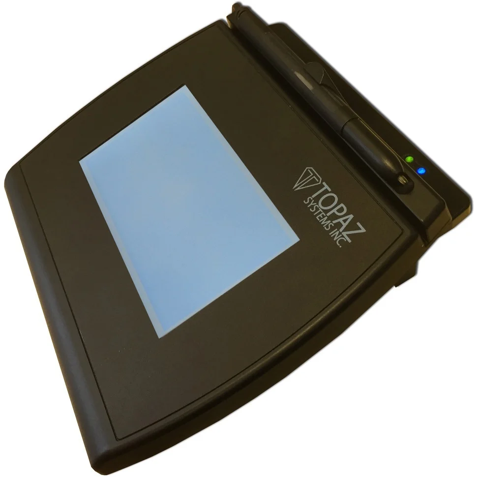 Topaz Systems Inc Topaz SignatureGem LCD 4x3 WiFi-T-LBK755SE-WFB1-R – POS | ACP Online