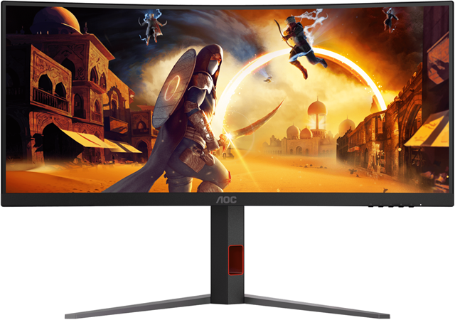 AOC CU34G4Z 34" Curved 3440x1440 1ms HDMI DP USB 240Hz Monitor – Monitors | ACP Online