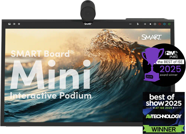 SMART Board Mini 727, Interactive Podium with iQ App, AM60 - Bundle – Touchscreens | ACP Online