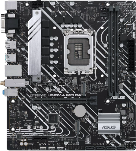 Asus Prime H610M-A WIFI D4 mATX LGA1700 Motherboard – Motherboards | ACP Online