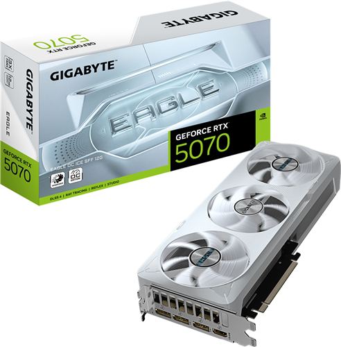 Gigabyte GV-N5070Eagle OC ICE-12GD RTX5070 12GB PCIE Graphics Card – Graphics Cards | ACP Online