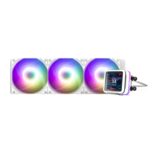 Zalman Alpha2 DS 36 ARGB White Liquid Cooler - Triple 120mm Fan 5yr w – Fans | ACP Online