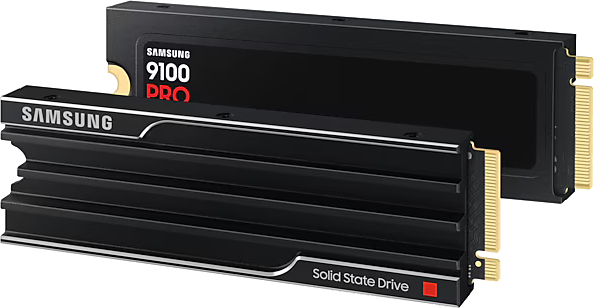 Samsung 9100 PRO PCIe 5.0 NVMe M.2 SSD - 4 TB with heatsink – Drives - SSD | ACP Online