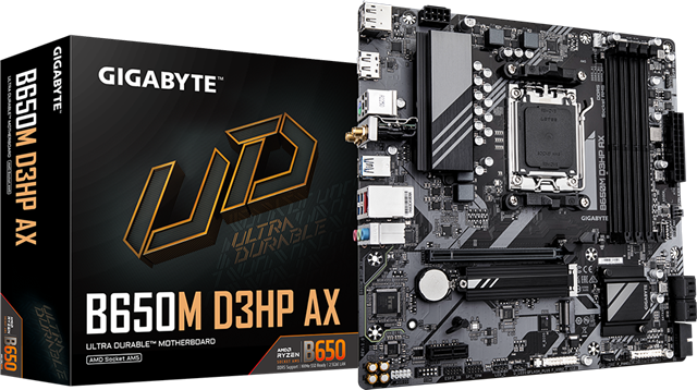 Gigabyte B650M D3HP AX 1.2 DDR5 AM5 Motherboard – Motherboards | ACP Online