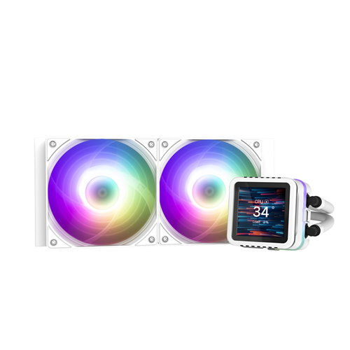 Zalman Alpha2 DS 24 ARGB White Liquid Cooler - 2x 120mm Fan 5yr w – Fans | ACP Online