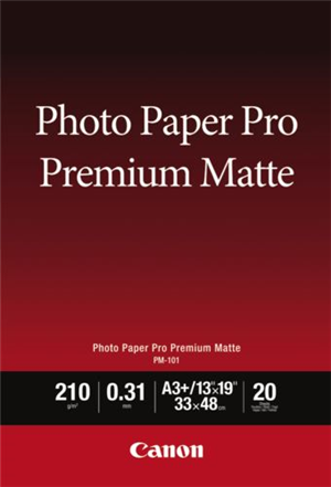 Canon PM-101 A3+ Matte 210gsm Photo Paper Pro Premium - 20 Sheets – Printer Consumables | ACP Online
