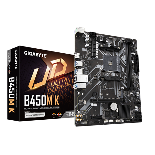 Gigabyte B450M K mATX AM4 DDR4 Motherboard – Motherboards | ACP Online