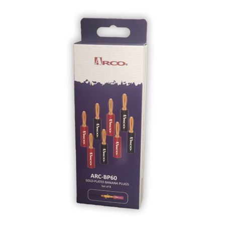 Arco 24k Gold Plated Banana Plugs (ARC-BP60) – Arco | ACP Online