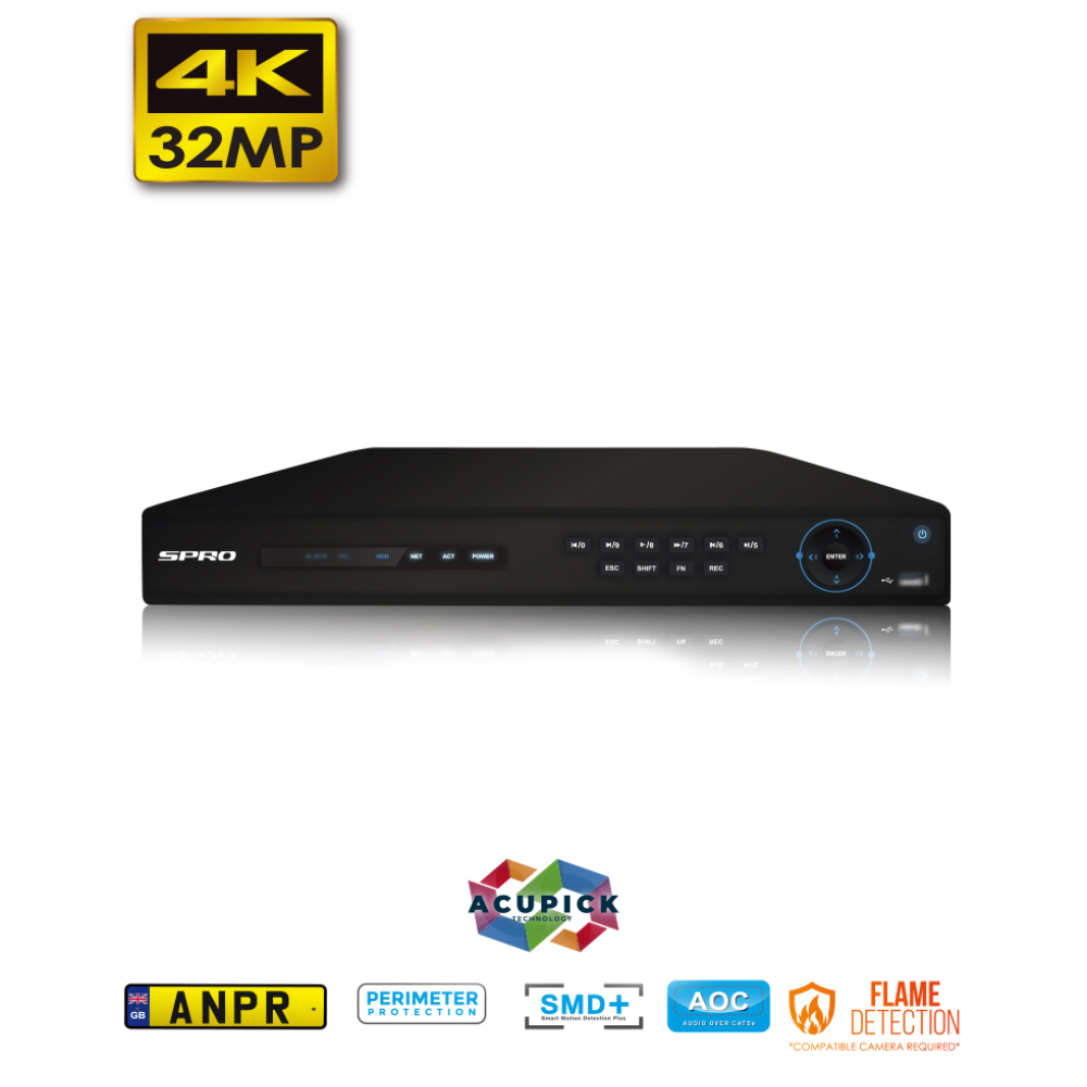 SPRO DHIPNVR16-A8 – CCTV / Surveillance | ACP Online