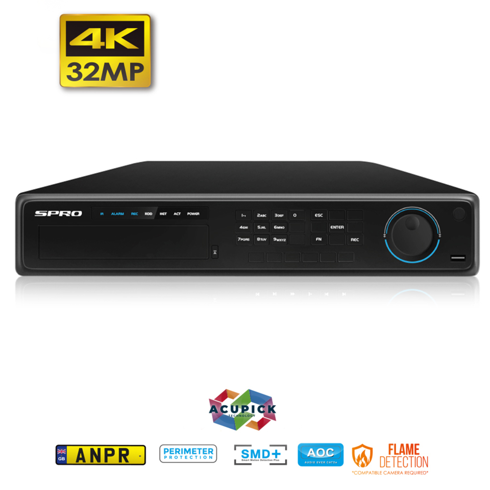 SPRO DHIPNVR32-A8-4H – CCTV / Surveillance | ACP Online