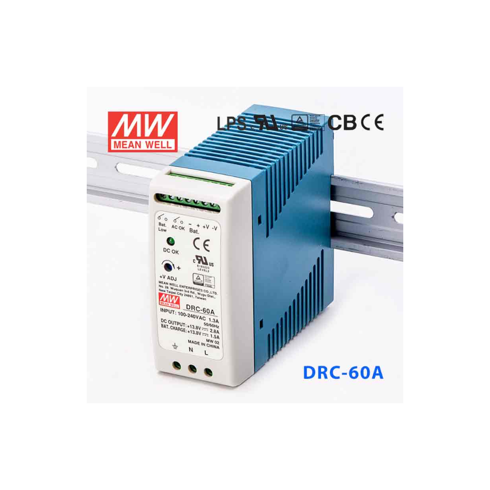 Mean Well DRC-60A – Batteries | ACP Online