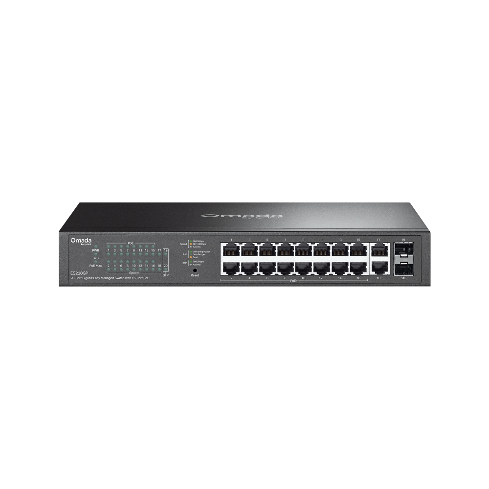 TP-Link Omada ES220GP – Cloud Managed PoE Switches | ACP Online