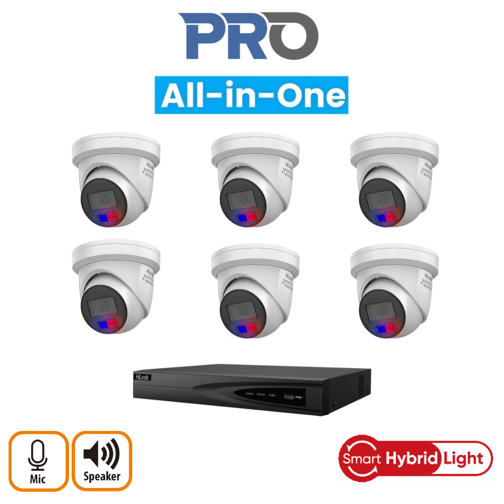 HiLook HLPROAIO6MPIPCCTVKIT4 – CCTV / Surveillance | ACP Online