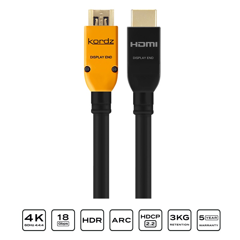 Russound Active Copper HDMI Cable PRS3 Series, 4K UHD 18Gbps – Kordz – HDMI | ACP Online