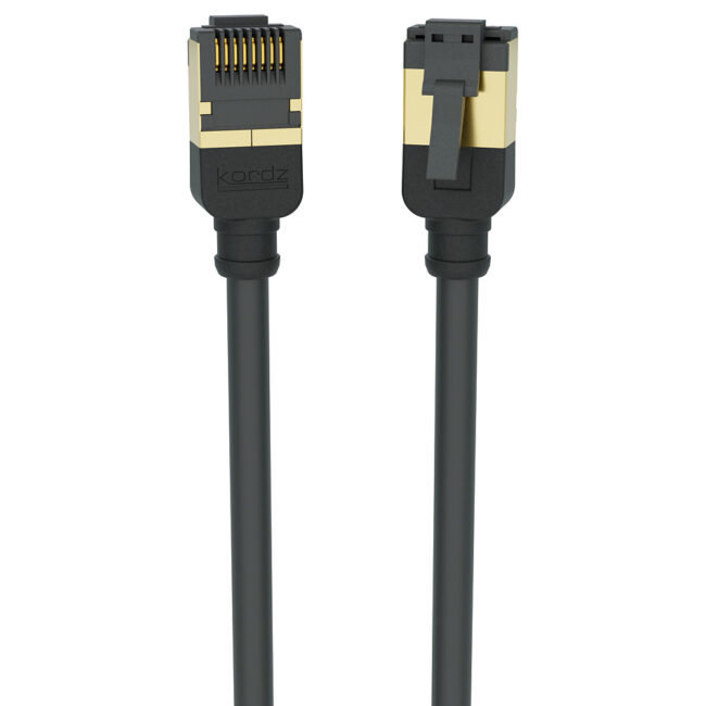 Russound PRS Slim Profile Patch Lead, Cat6a, Black – Kordz – Data | ACP Online