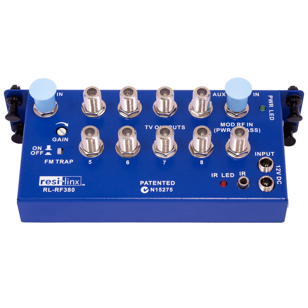 RF Video Distribution / Amplifier Unit with IR control (RL-RF380)-resi-linx – Brands | ACP Online