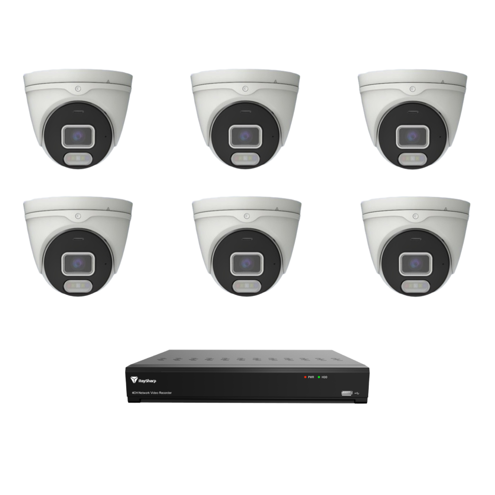 Raysharp RS5MPIPCCTVKIT4 – CCTV / Surveillance | ACP Online