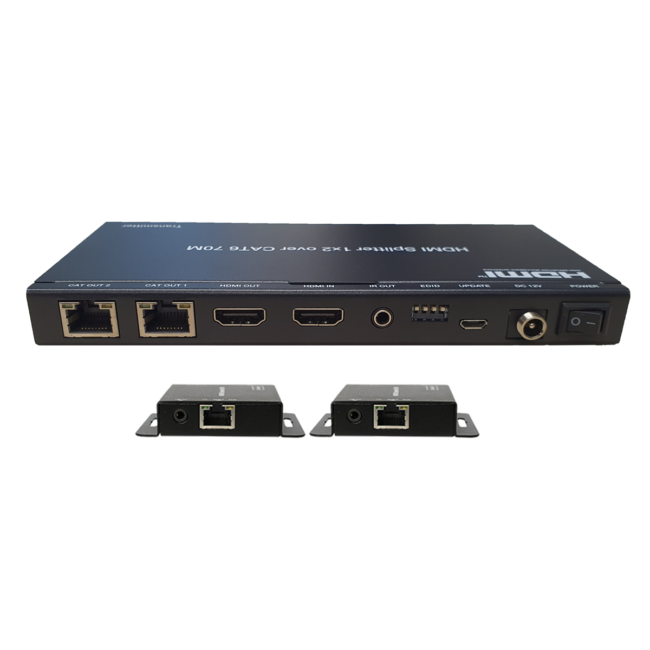 Arco 2 Way HDMI Splitter Extender with IR Control (ARC-SP12EX)- Arco – Arco | ACP Online