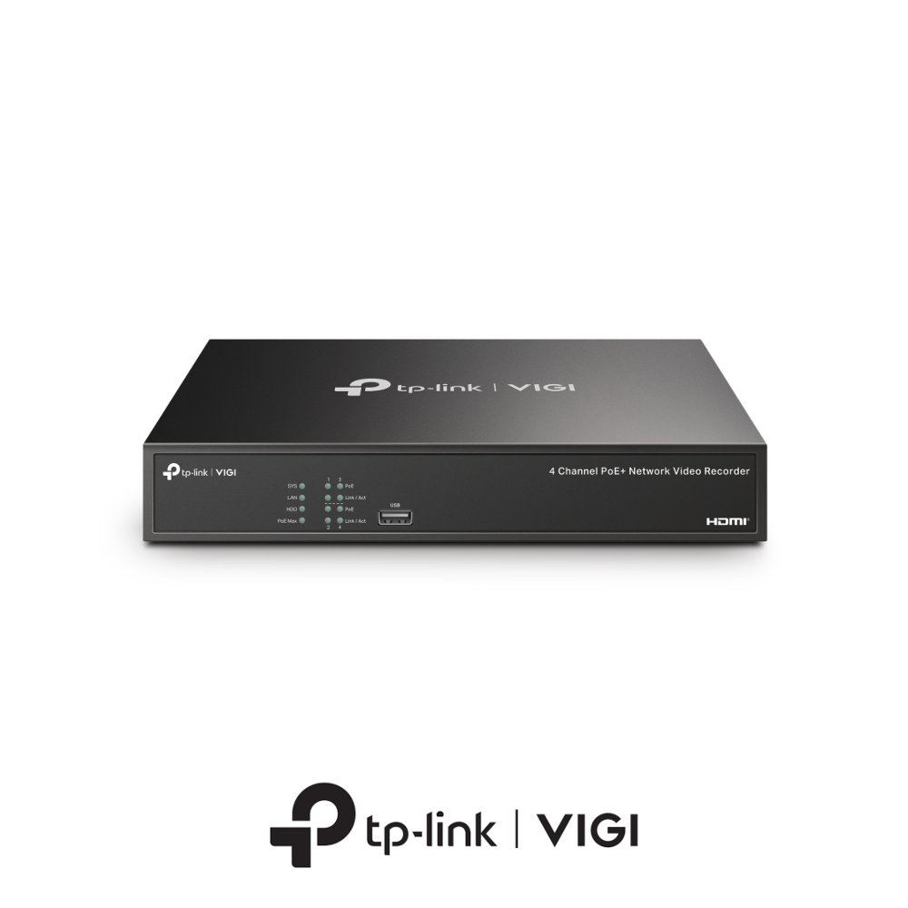 TP-Link VIGI NVR1004H-4P – CCTV / Surveillance | ACP Online