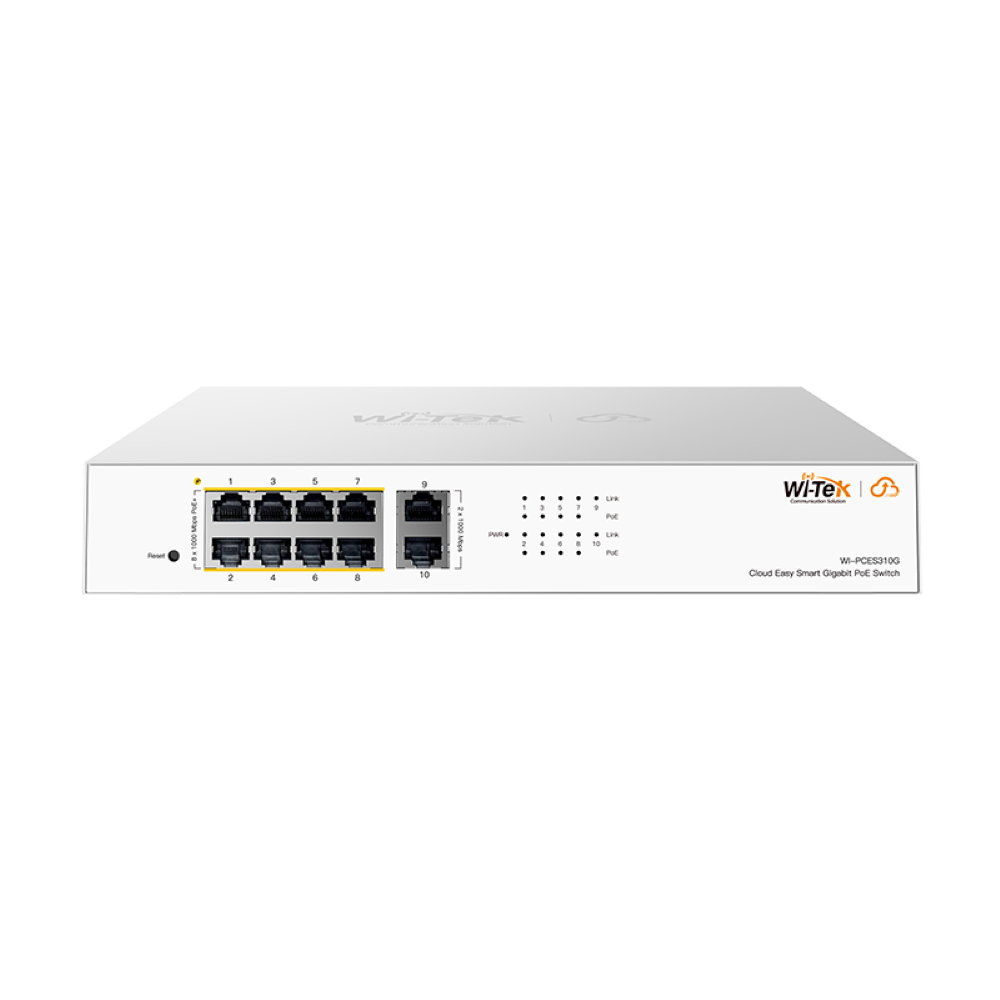 Wi-Tek WI-PCES310G – Cloud Managed PoE Switches | ACP Online