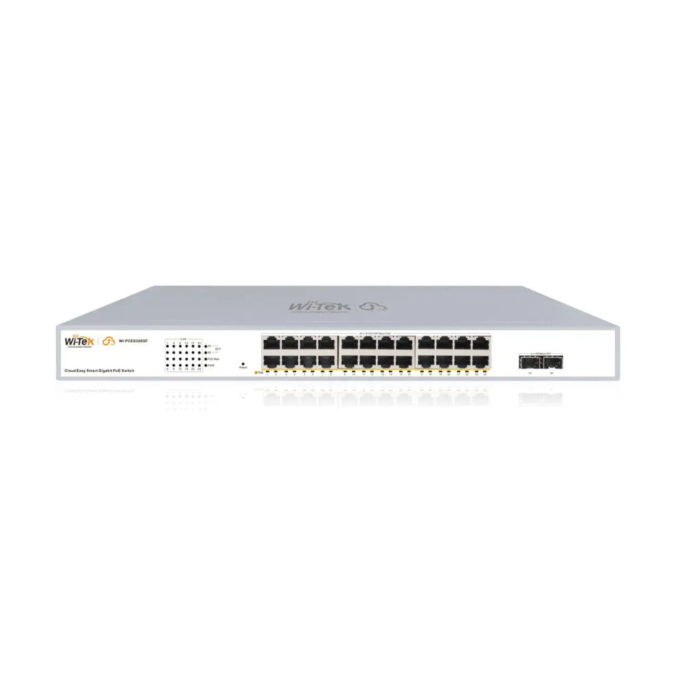 Wi-Tek WI-PCES326GF(V2) – Cloud Managed PoE Switches | ACP Online