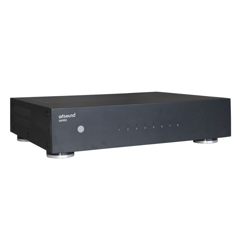 Artsound 8x50W Multichannel amplifier, black (AMP850) – Artsound – Amplifiers | ACP Online
