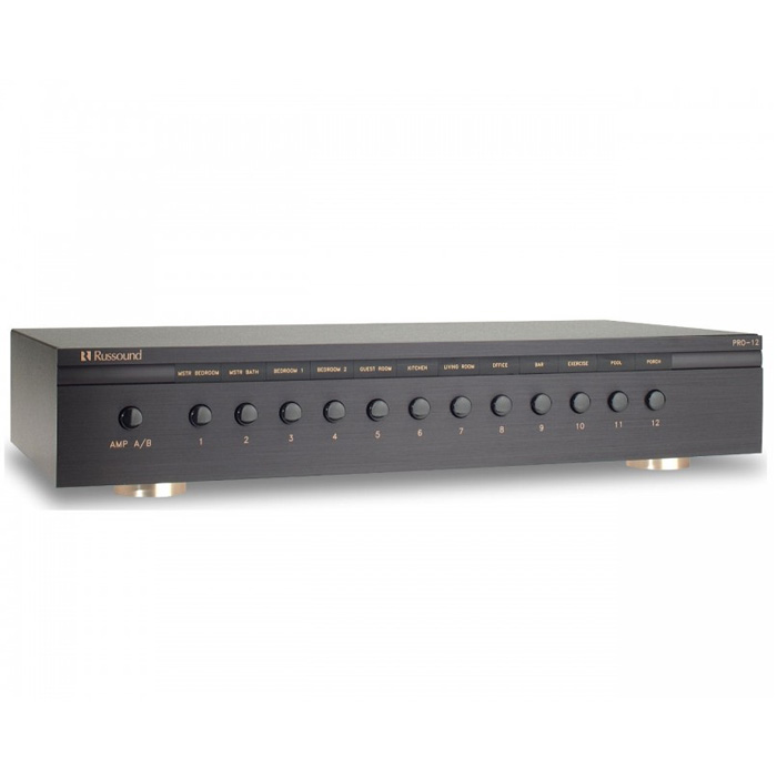 Russound 12 Pair Impedance Matching Speaker Selector (PRO-12 HP) – Russound – Audio | ACP Online